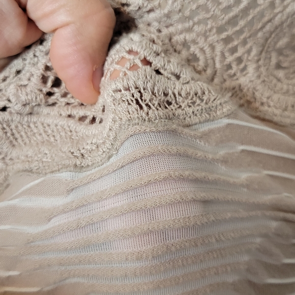 Free People New Romantics Crocheted Cutout Mini - Picture 7 of 12